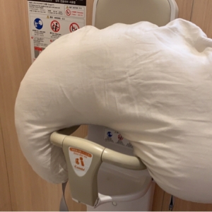 授乳クッションがある授乳室も！