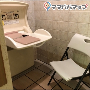 簡易的ではありましたが、パーティションと椅子が設置されていました！