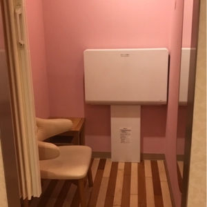 授乳室も2部屋あり、清潔感があります