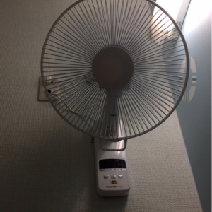 扇風機も付いていて夏も快適です。