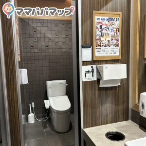 にぎり長次郎 長居公園通り店の授乳室・おむつ替え台の写真(2枚目)