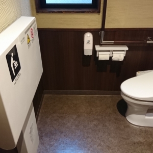 きれいなトイレです。