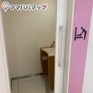 個室になっています。施錠はできません。