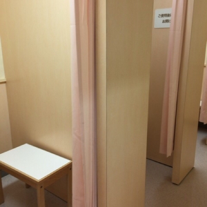 授乳室は個室です