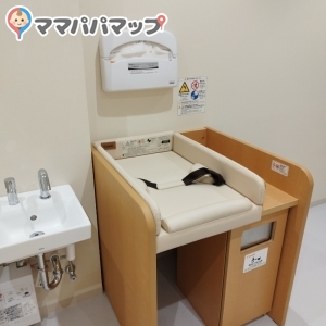 おむつ替えシートがあり衛生的！