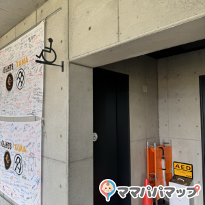 ジャイアンツタウンスタジアム車椅子トイレ(2F)のオムツ替え台情報 画像4