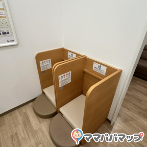 お着替えスペース2つ