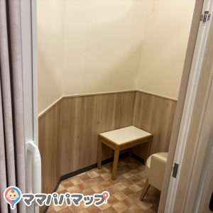 授乳室の中です