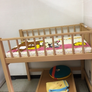 diaper changing area