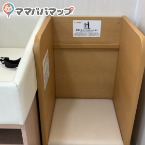 タッチしたがりの時期にありがたいスペース。1箇所のみです。