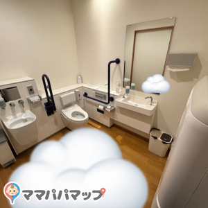 茶蔵・さくら(1F)のオムツ替え台情報 画像4