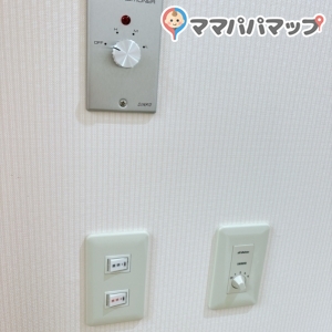 空調は調節できそう。