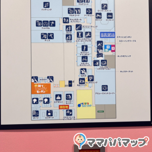 スポッチャ内フロアマップ