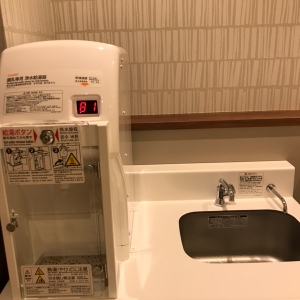 調乳用のお湯、シンク