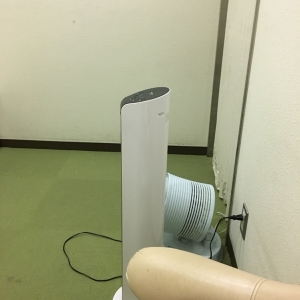 扇風機とヒーター有り