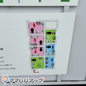 海の森公園わいわい広場(1F)の授乳室・おむつ替え台の写真(1枚目)