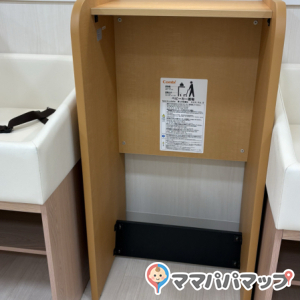 他はベビーカーを隣におけます。
