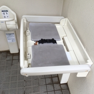 一ツ木公園(多目的トイレ)のオムツ替え台情報 画像3