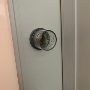 施錠はできないようになっています