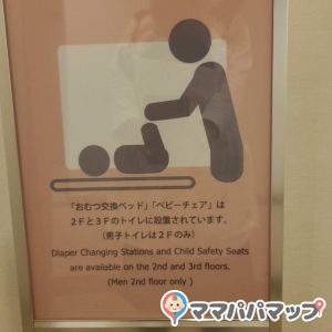 男子トイレにも交換ベッドあるそうです