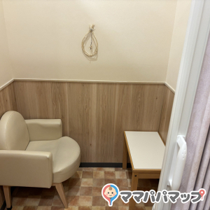 授乳室の中です