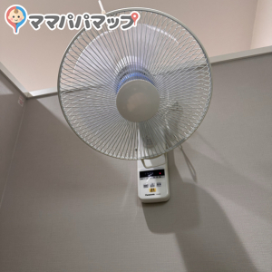 扇風機が設置されてるのがかなり良き