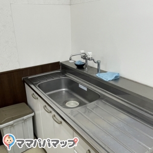 手洗いスペースには石鹸やアルコールはありません