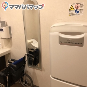 TOTO大田ショールームのオムツ替え台情報 画像1