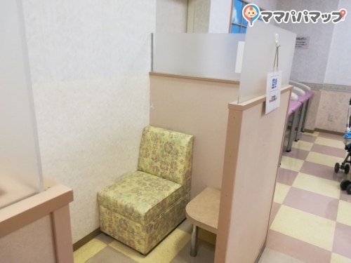 イオン笠間店の授乳室 オムツ替え台情報