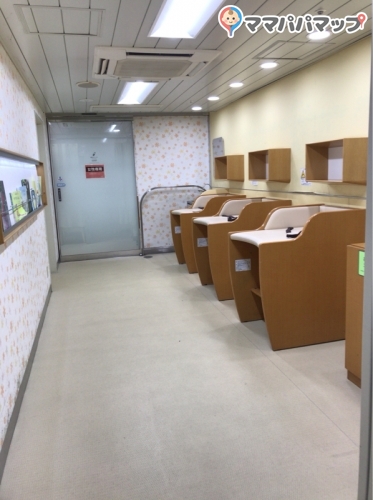 横浜駅構内の授乳室 オムツ替え台情報